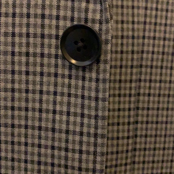 Men’s Blazer Size 44 Banana Republic Checked 100% Cotton Plaid NWT - Picture 6 of 17